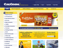Tablet Screenshot of eurogeneral.silverink.ie